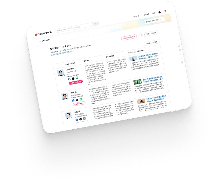 ロールモデル就活・転職サイト